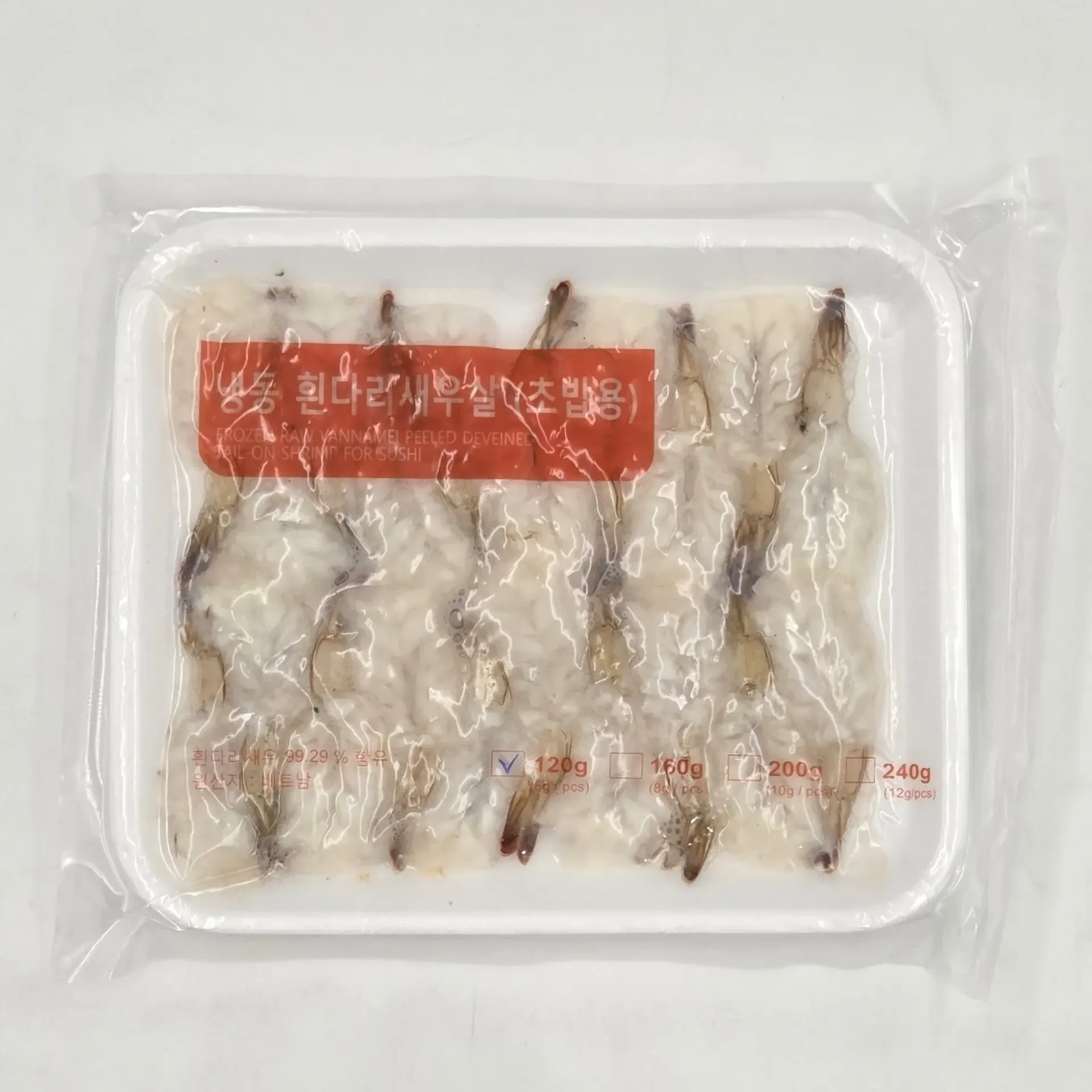 [10076] (직수입)백미새우6g 3.6kg 120(g)pack*30